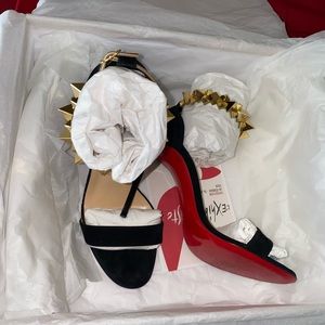 louis vuitton red bottom booties